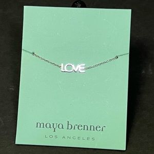 NWT Maya Brenner Silver-Tone “LOVE” Bracelet from FFF